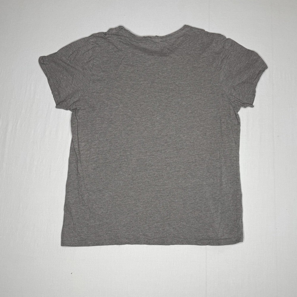 BATMAN Graphic T-Shirt Womens XL Gray Vintage Mask Logo DC Comics Superhero - Picture 4 of 5